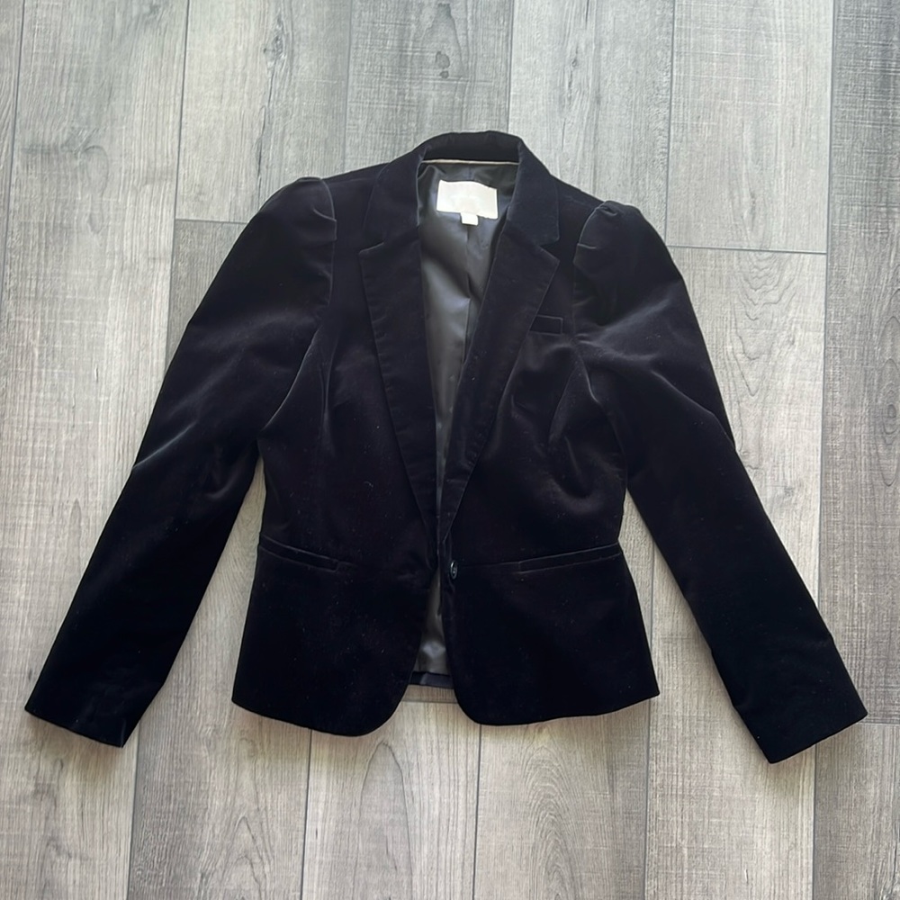 Banana Republic Velvet Blazer
